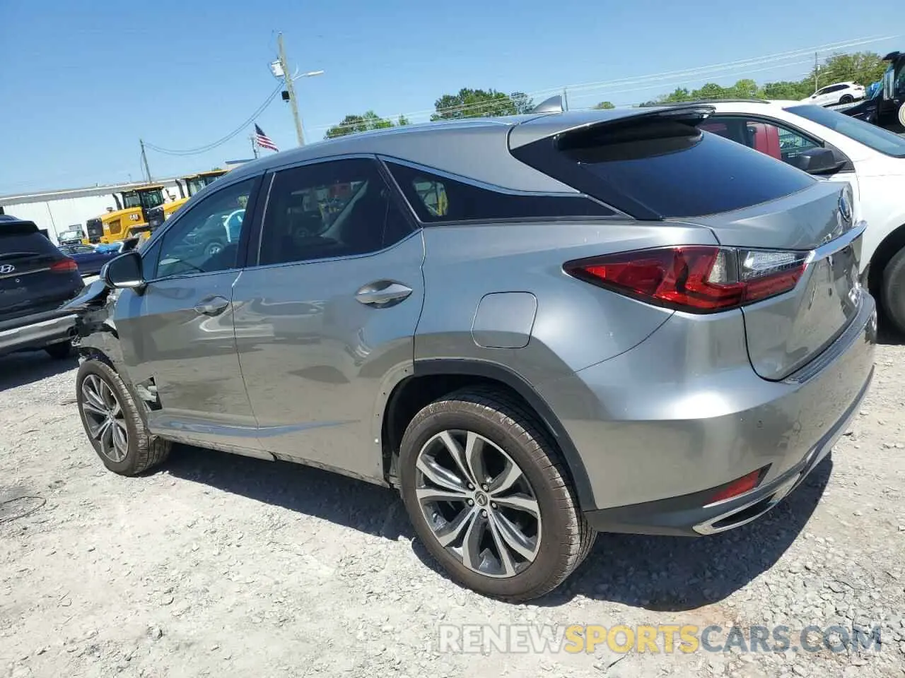 2 fotografías del automóvil dañado 2T2HZMAA0NC223154 LEXUS RX350 2022