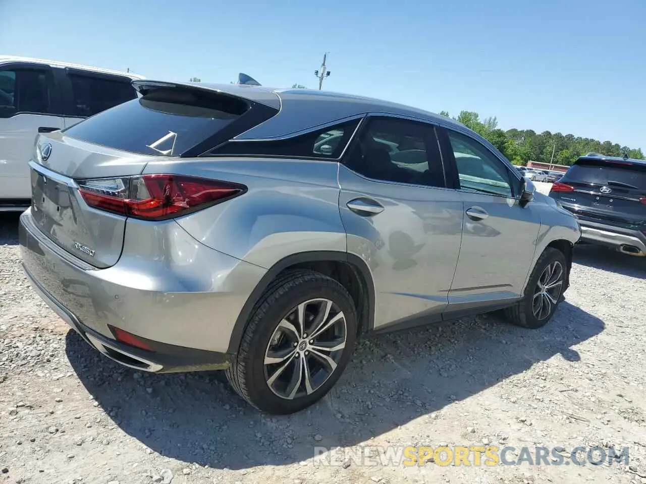 3 fotografías del automóvil dañado 2T2HZMAA0NC223154 LEXUS RX350 2022