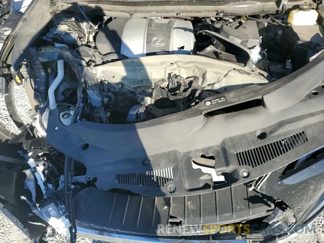 12 fotografías del automóvil dañado 2T2HZMAA0NC241041 LEXUS RX350 2022