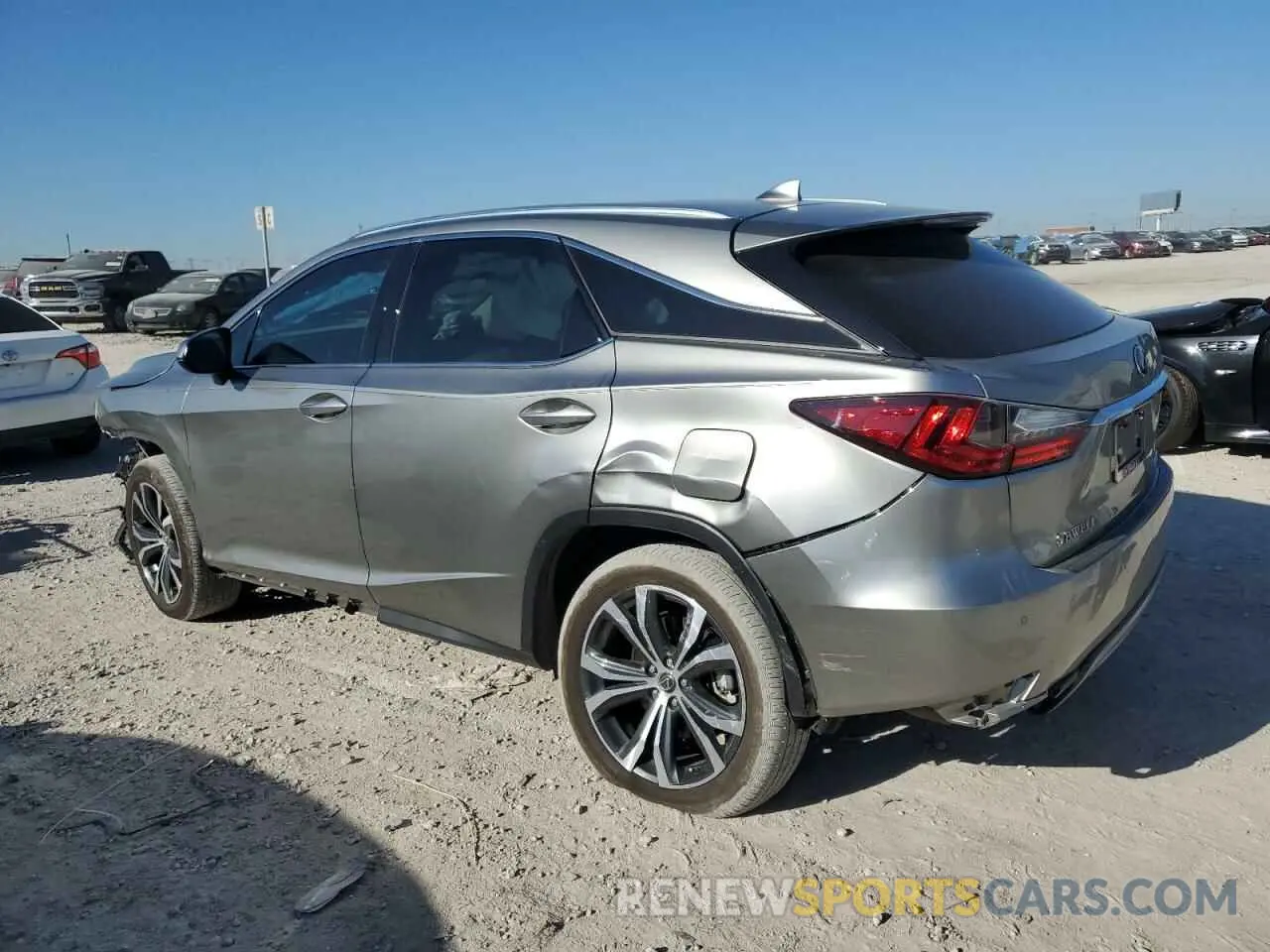 2 fotografías del automóvil dañado 2T2HZMAA0NC249785 LEXUS RX350 2022