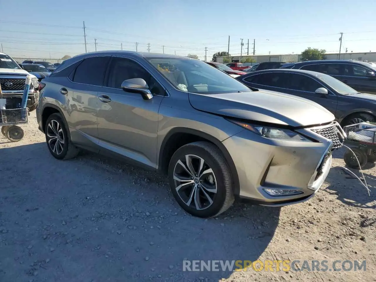 4 fotografías del automóvil dañado 2T2HZMAA0NC249785 LEXUS RX350 2022