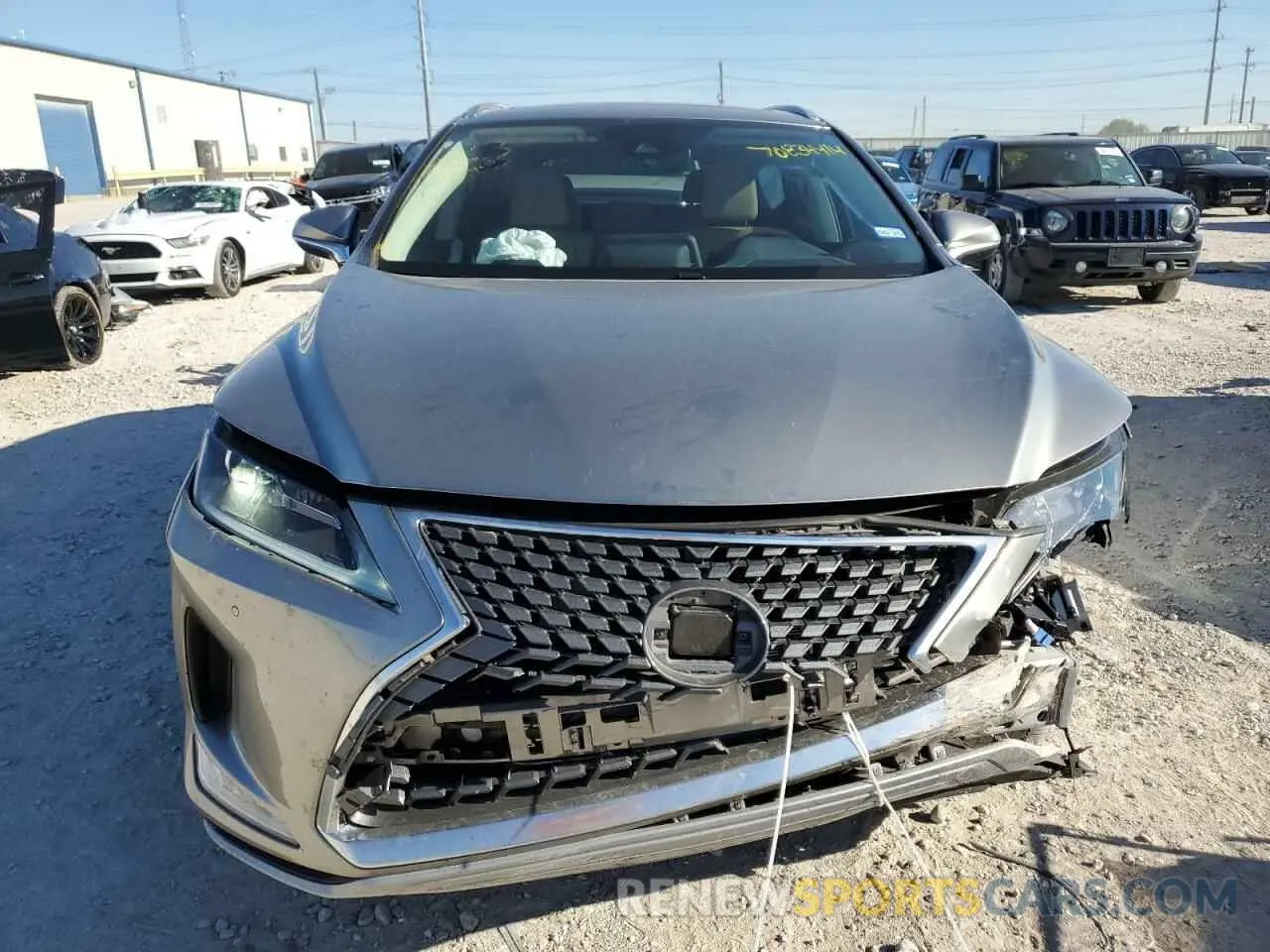 5 fotografías del automóvil dañado 2T2HZMAA0NC249785 LEXUS RX350 2022