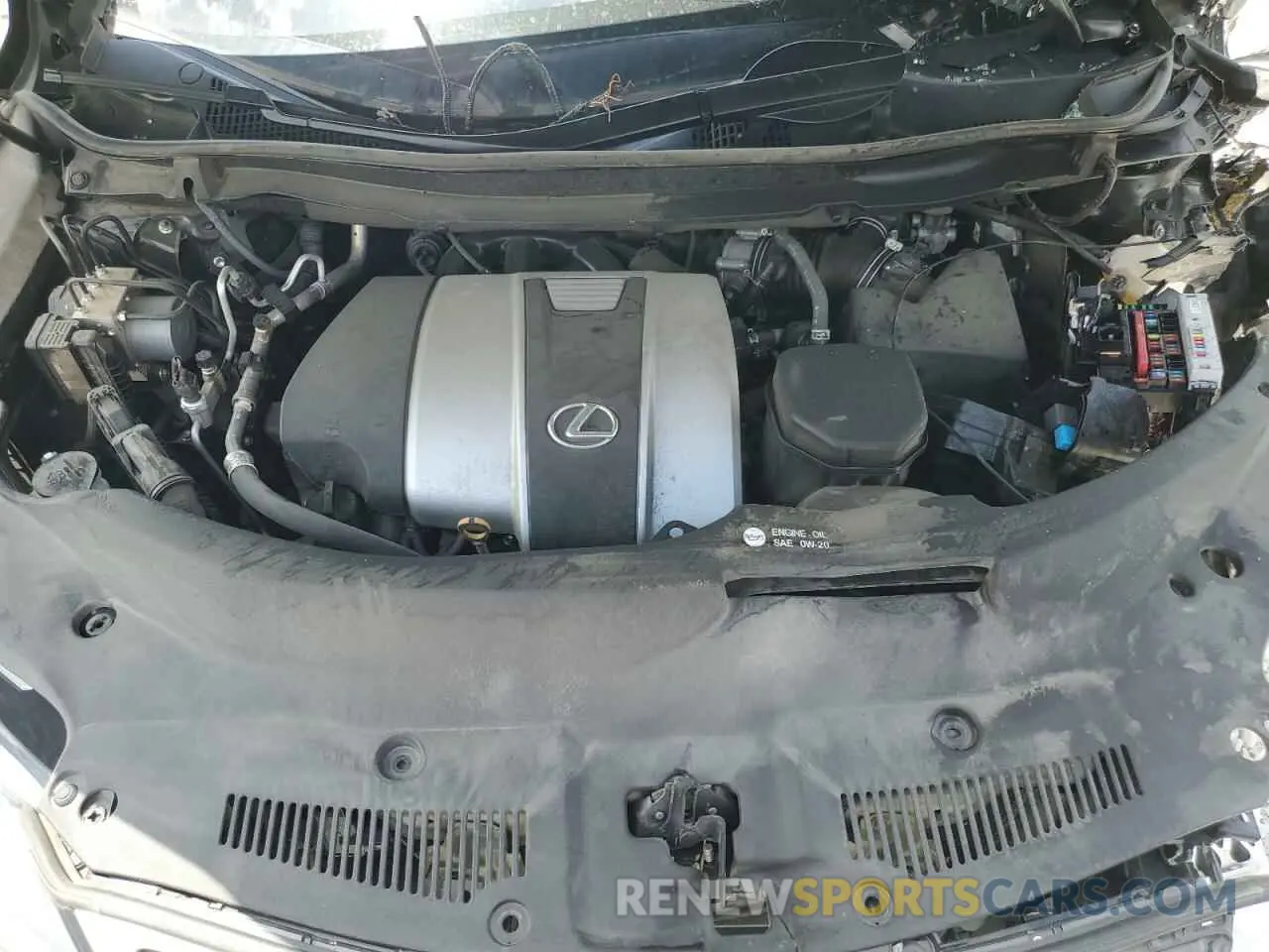 12 fotografías del automóvil dañado 2T2HZMAA1NC230825 LEXUS RX350 2022