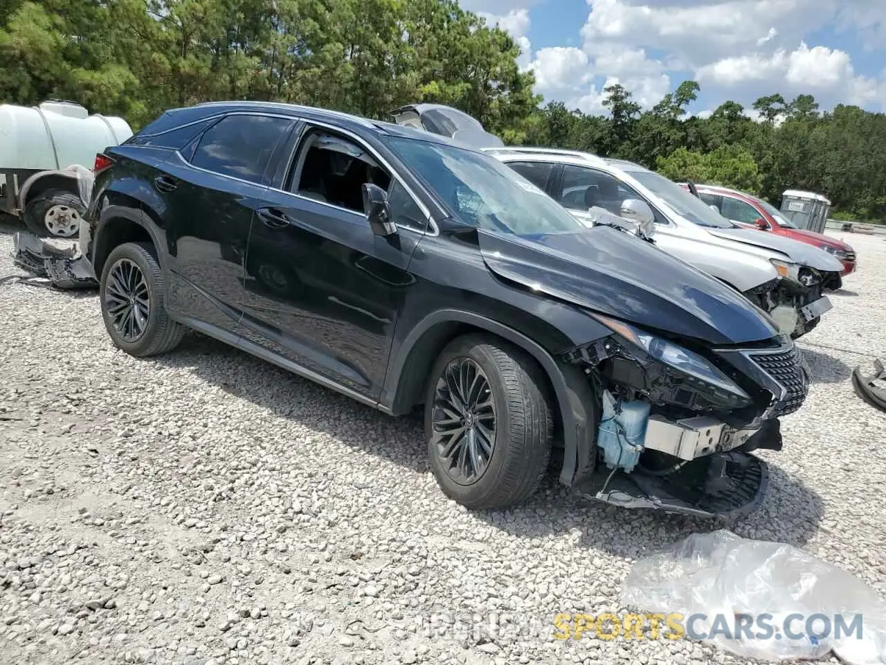 4 fotografías del automóvil dañado 2T2HZMAA1NC230825 LEXUS RX350 2022