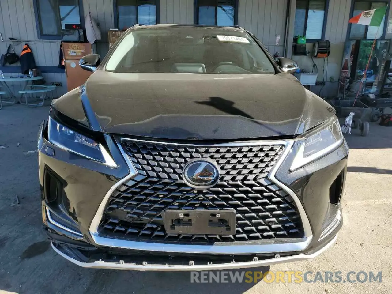 5 fotografías del automóvil dañado 2T2HZMAA1NC254381 LEXUS RX350 2022