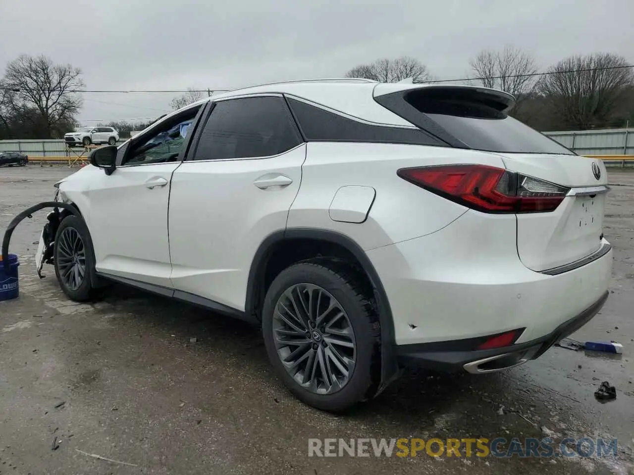 2 fotografías del automóvil dañado 2T2HZMAA2NC222393 LEXUS RX350 2022