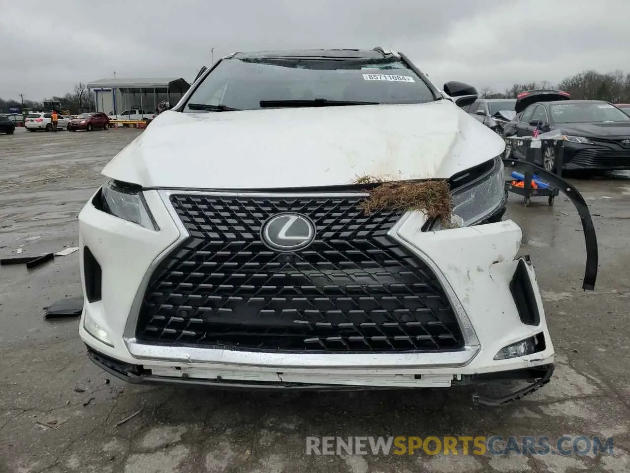 5 fotografías del automóvil dañado 2T2HZMAA2NC222393 LEXUS RX350 2022