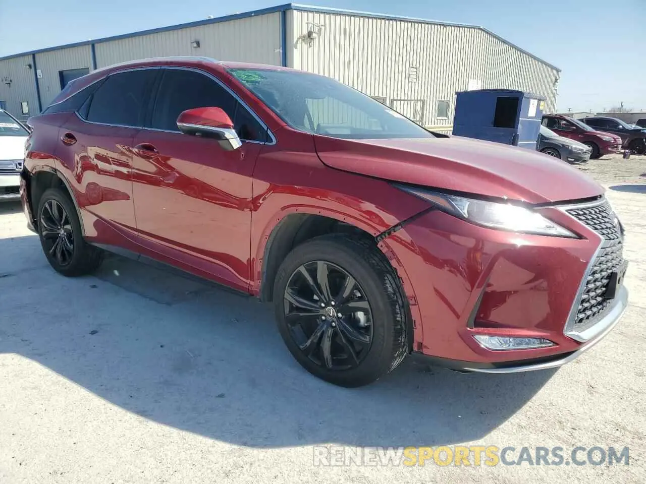 4 fotografías del automóvil dañado 2T2HZMAA3NC230146 LEXUS RX350 2022