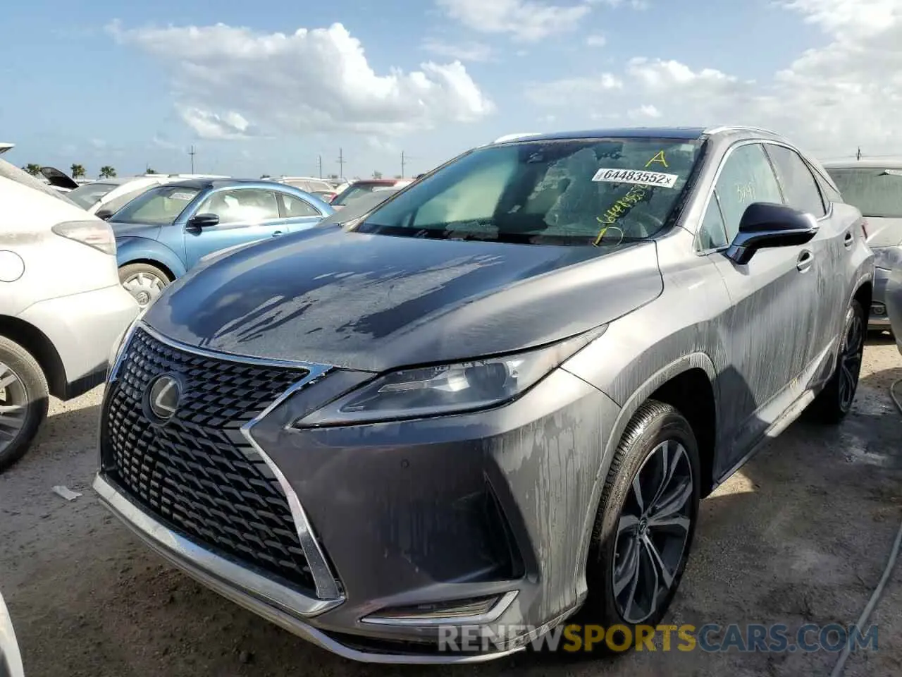2 fotografías del automóvil dañado 2T2HZMAA3NC232558 LEXUS RX350 2022