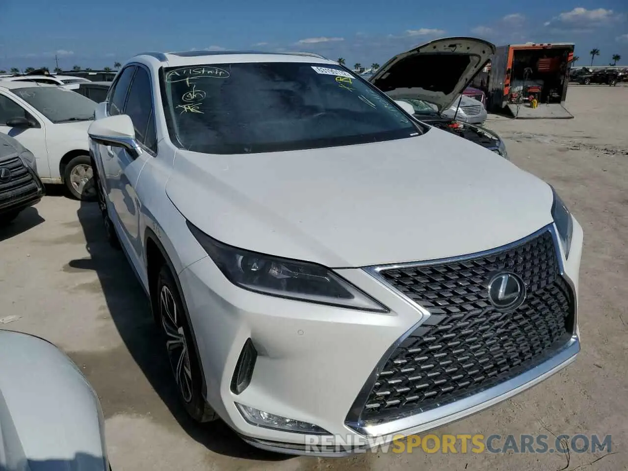 1 fotografías del automóvil dañado 2T2HZMAA4NC252723 LEXUS RX350 2022