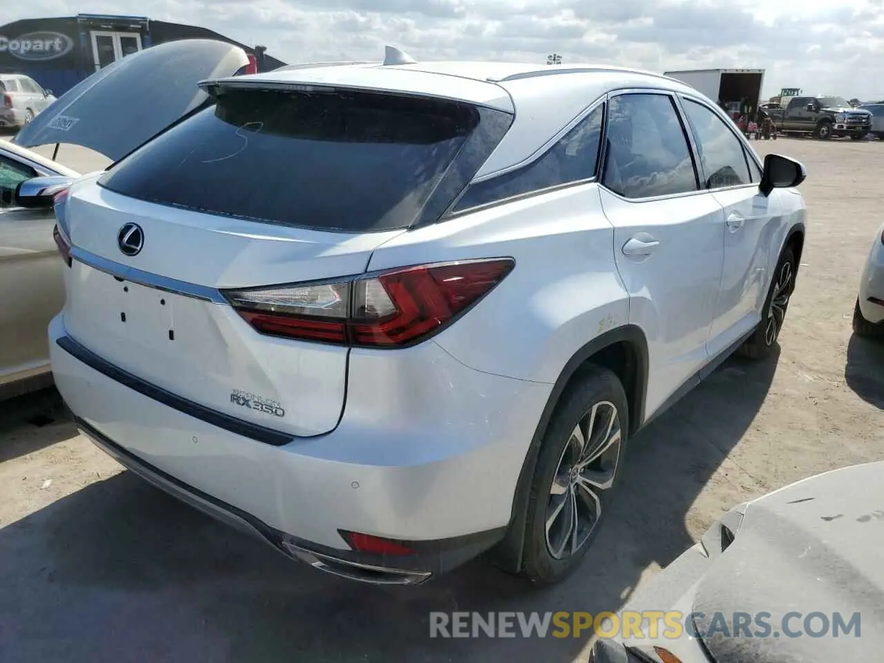 4 fotografías del automóvil dañado 2T2HZMAA4NC252723 LEXUS RX350 2022