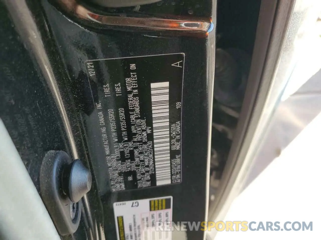 12 fotografías del automóvil dañado 2T2HZMAA5NC231430 LEXUS RX350 2022