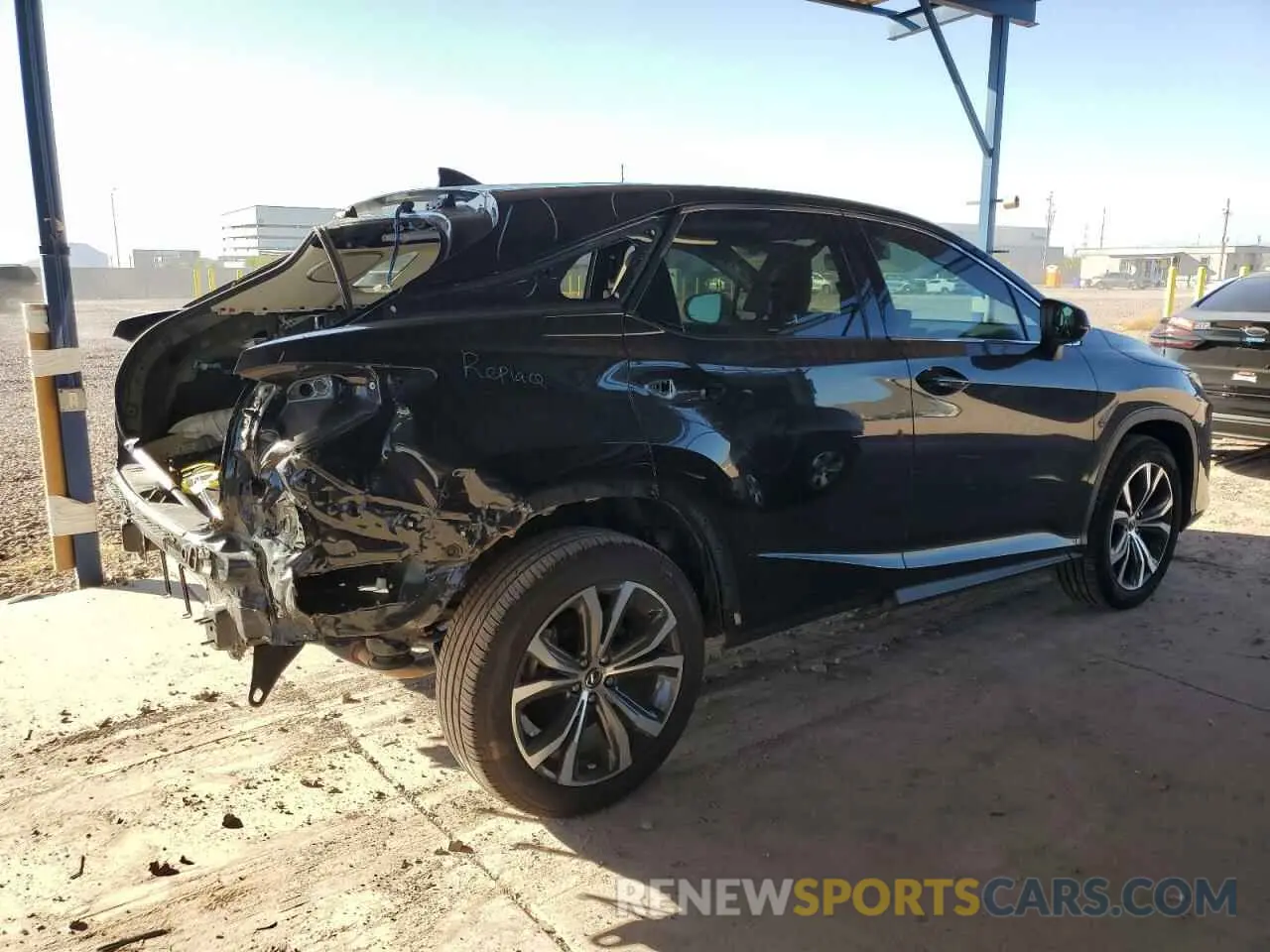 3 fotografías del automóvil dañado 2T2HZMAA5NC231430 LEXUS RX350 2022
