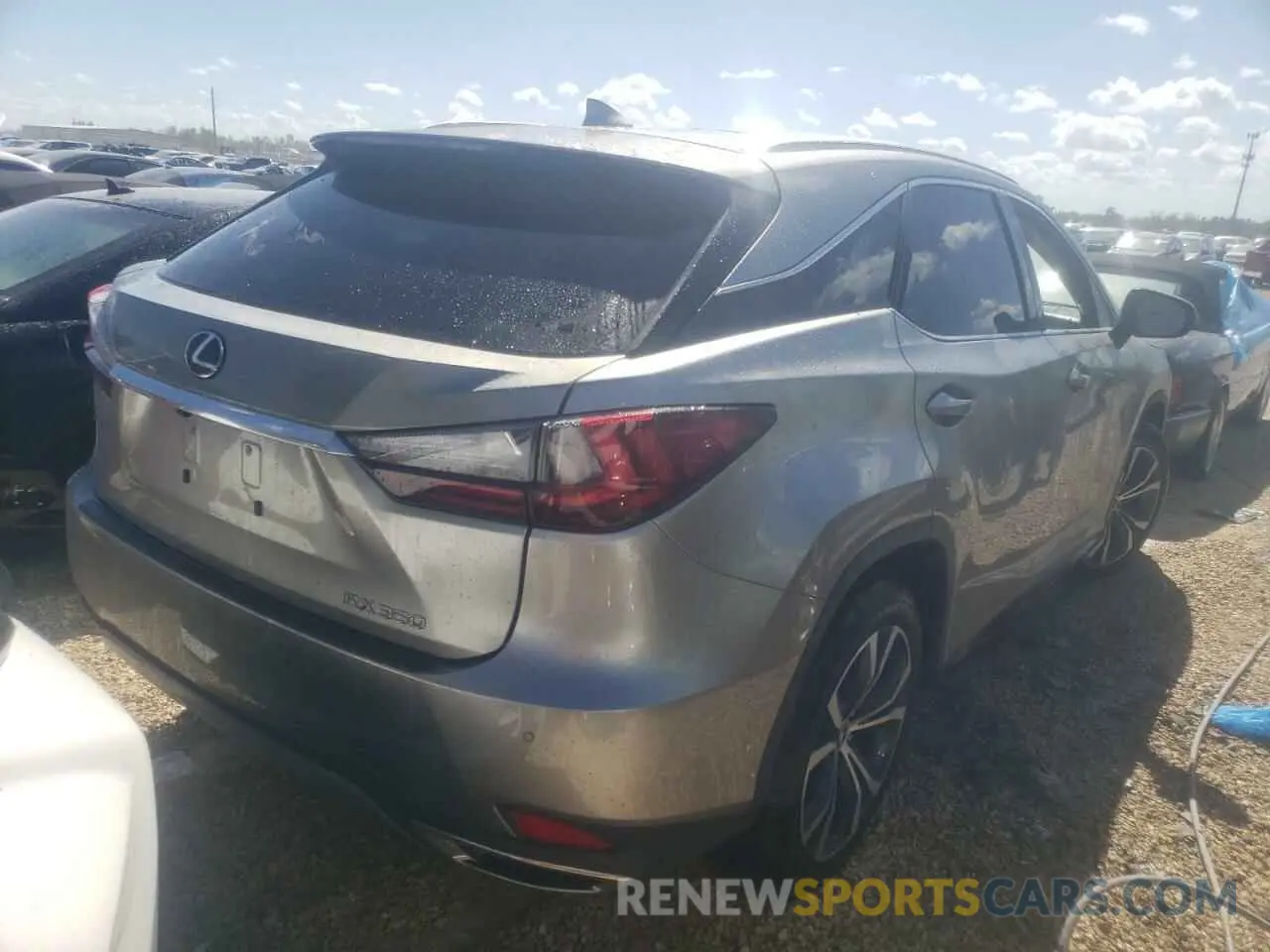 4 fotografías del automóvil dañado 2T2HZMAA5NC245361 LEXUS RX350 2022