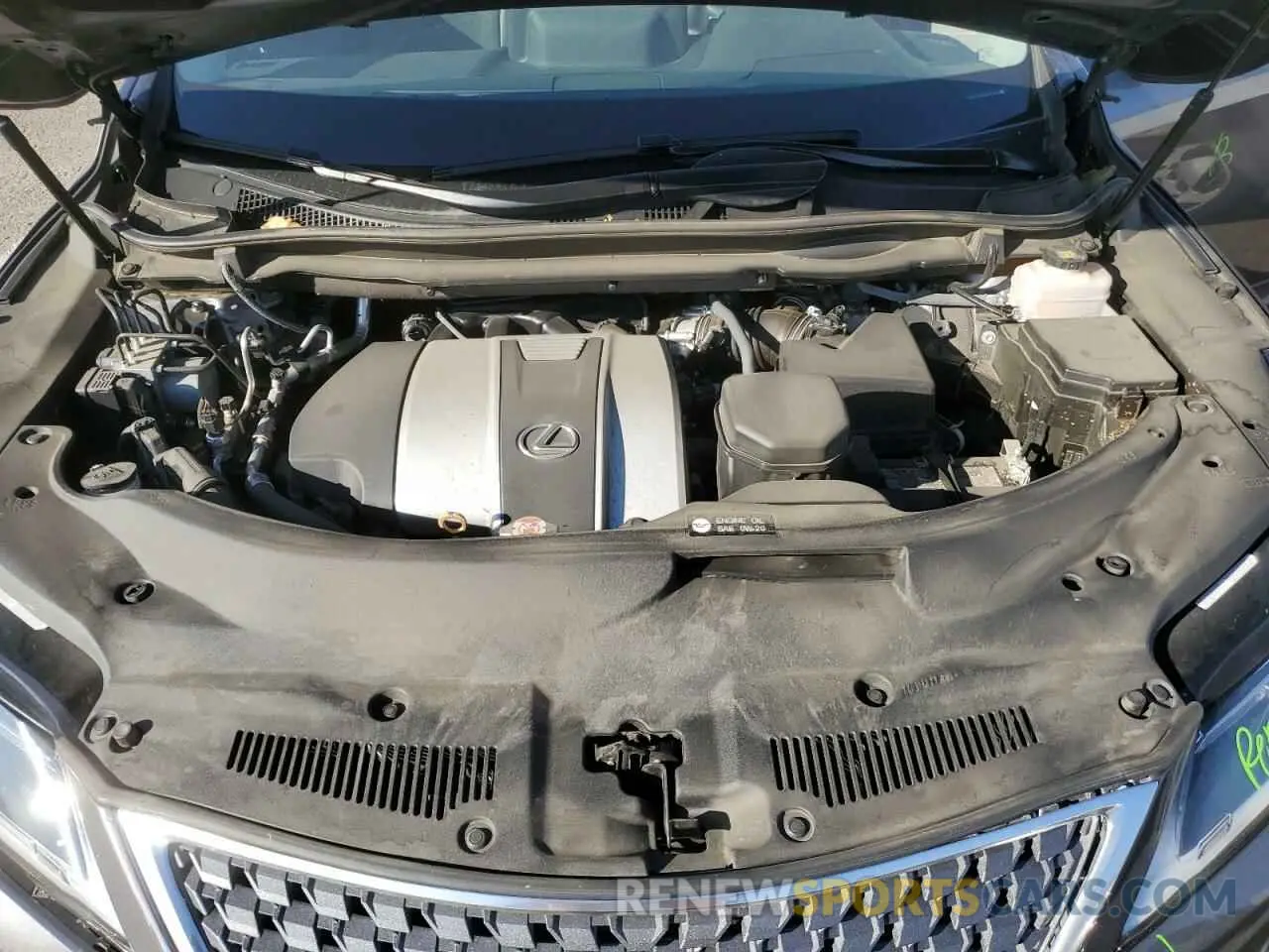 12 fotografías del automóvil dañado 2T2HZMAA7NC228058 LEXUS RX350 2022