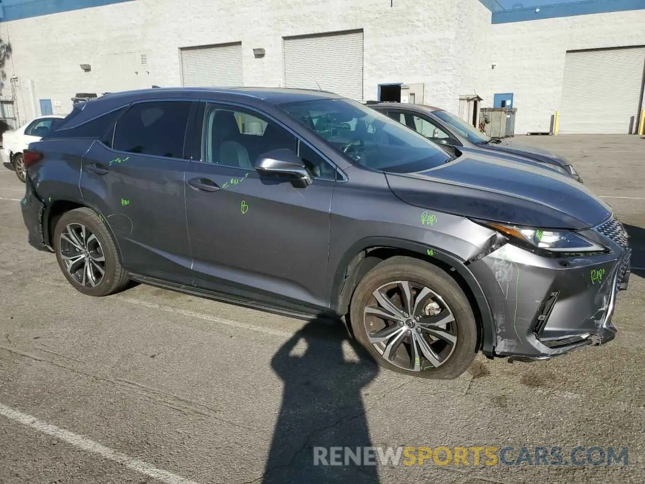4 fotografías del automóvil dañado 2T2HZMAA7NC228058 LEXUS RX350 2022