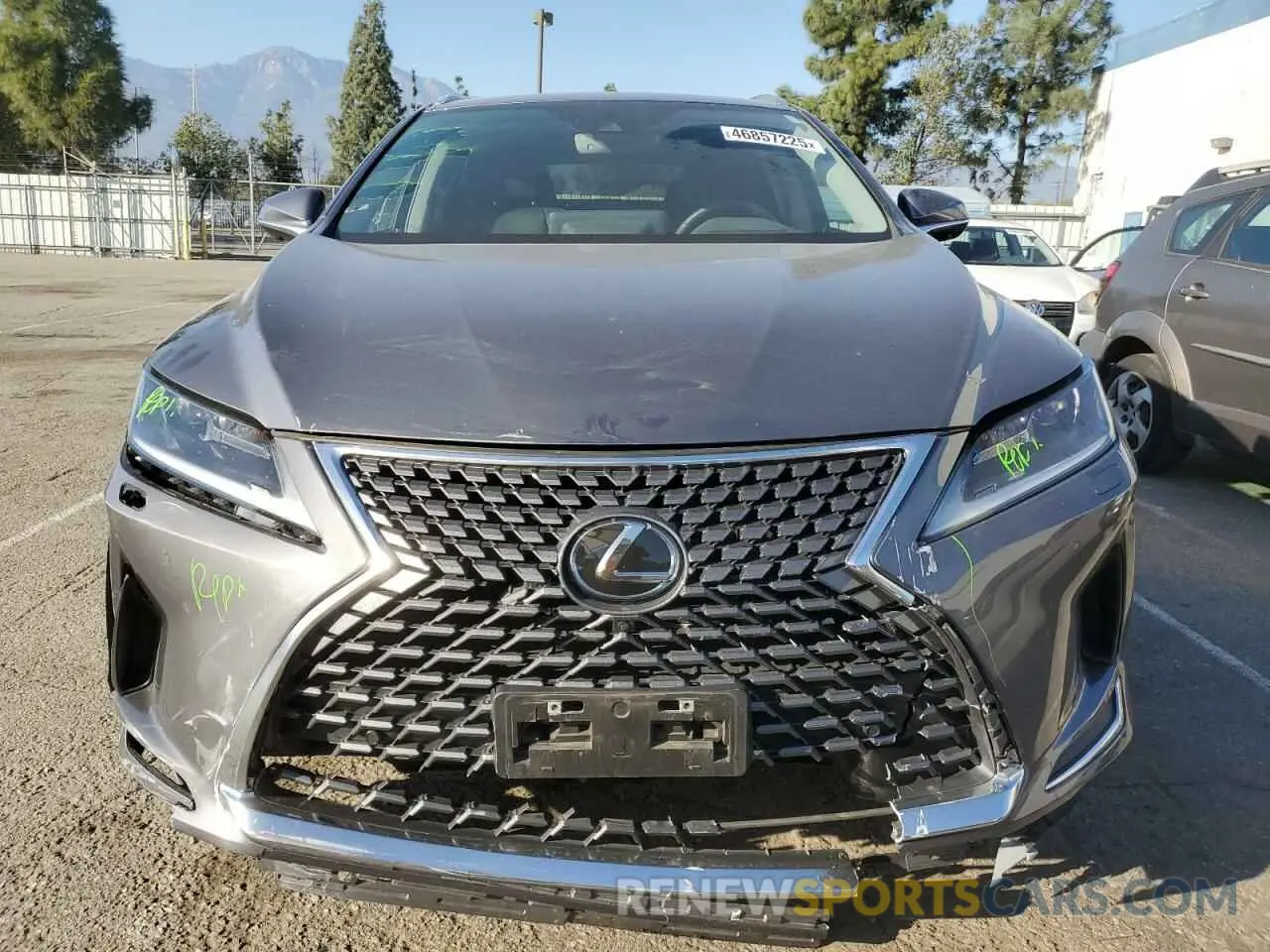 5 fotografías del automóvil dañado 2T2HZMAA7NC228058 LEXUS RX350 2022