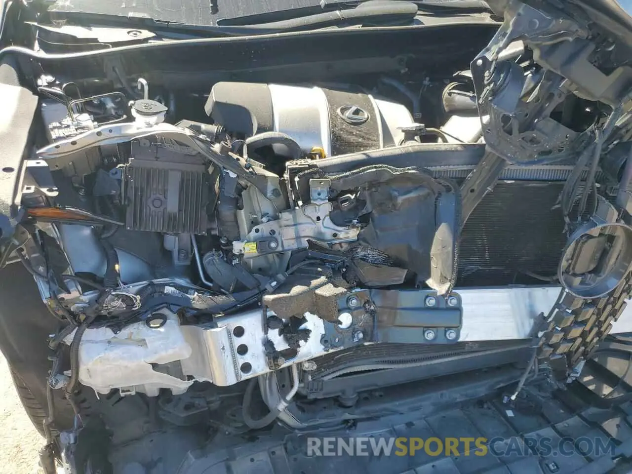 12 fotografías del automóvil dañado 2T2HZMAA7NC257835 LEXUS RX350 2022