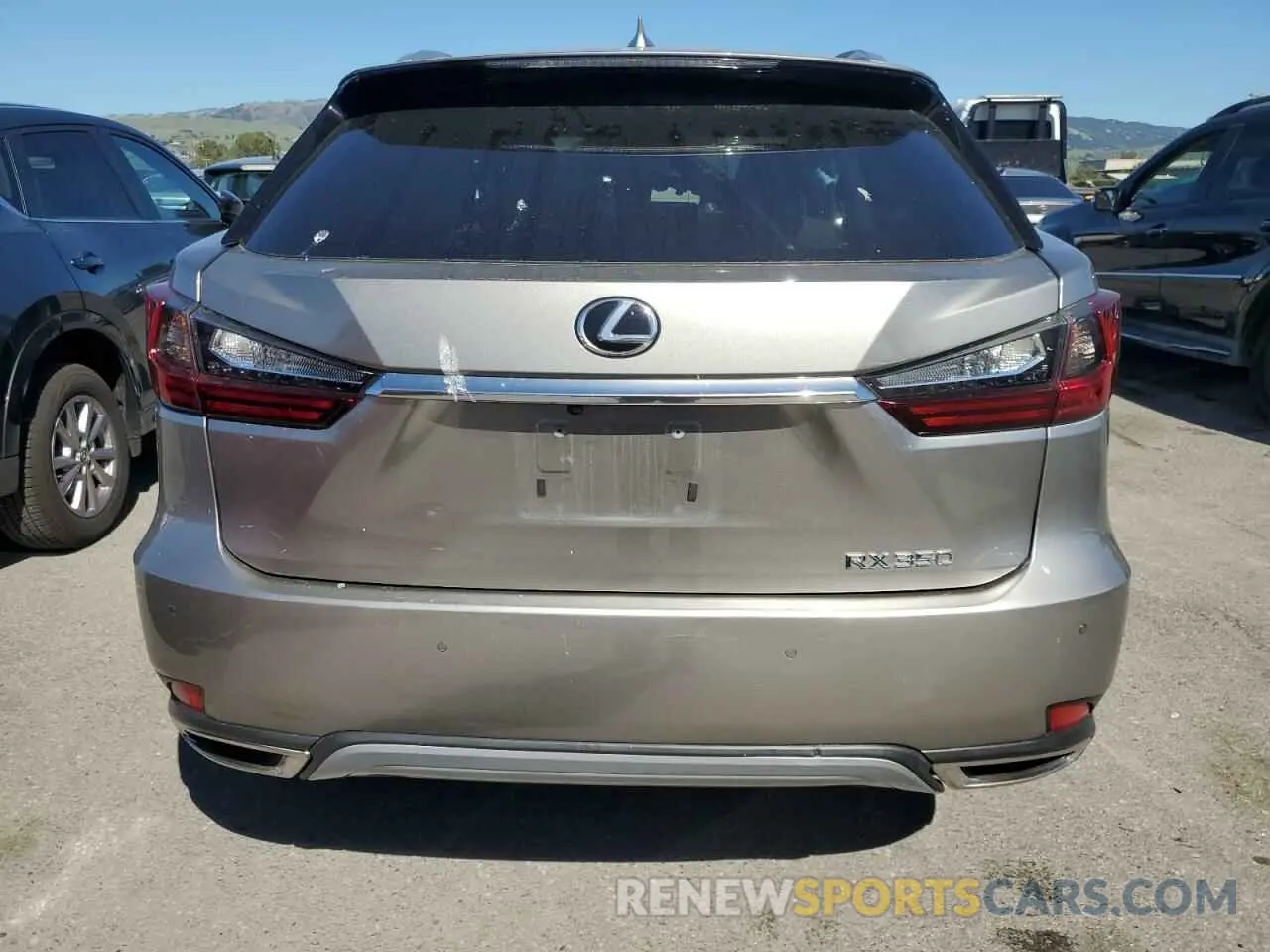 6 fotografías del automóvil dañado 2T2HZMAA7NC257835 LEXUS RX350 2022