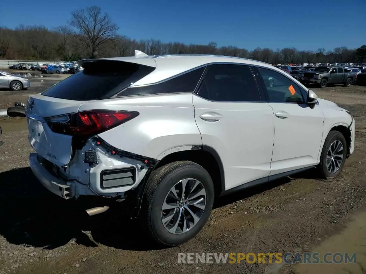 3 fotografías del automóvil dañado 2T2HZMAA7NC260136 LEXUS RX350 2022