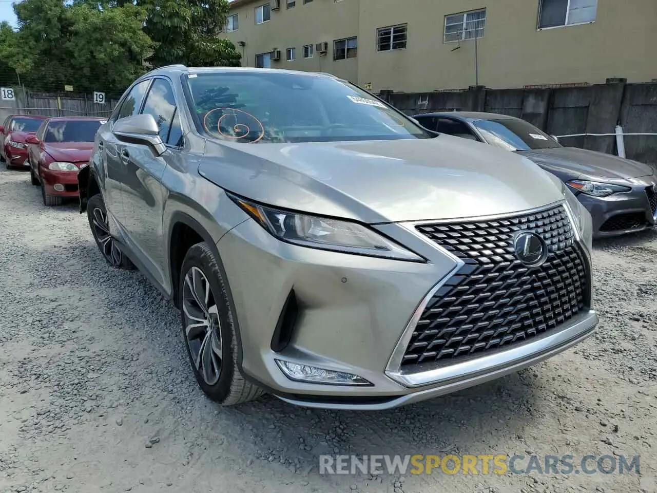 1 fotografías del automóvil dañado 2T2HZMAA9NC221306 LEXUS RX350 2022