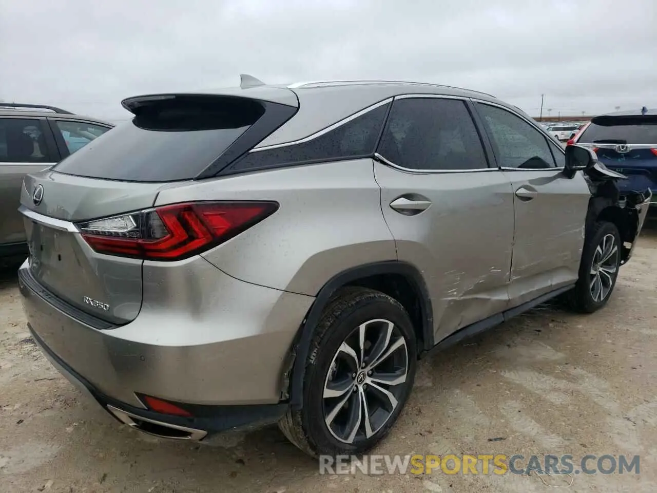 3 fotografías del automóvil dañado 2T2HZMAA9NC226912 LEXUS RX350 2022
