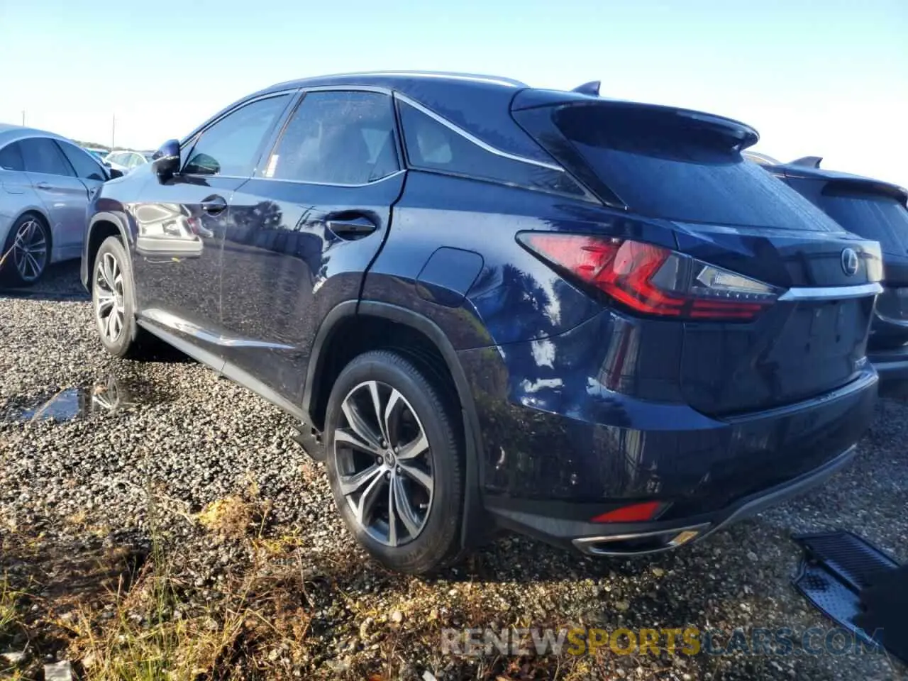 2 fotografías del automóvil dañado 2T2HZMAAXNC228958 LEXUS RX350 2022
