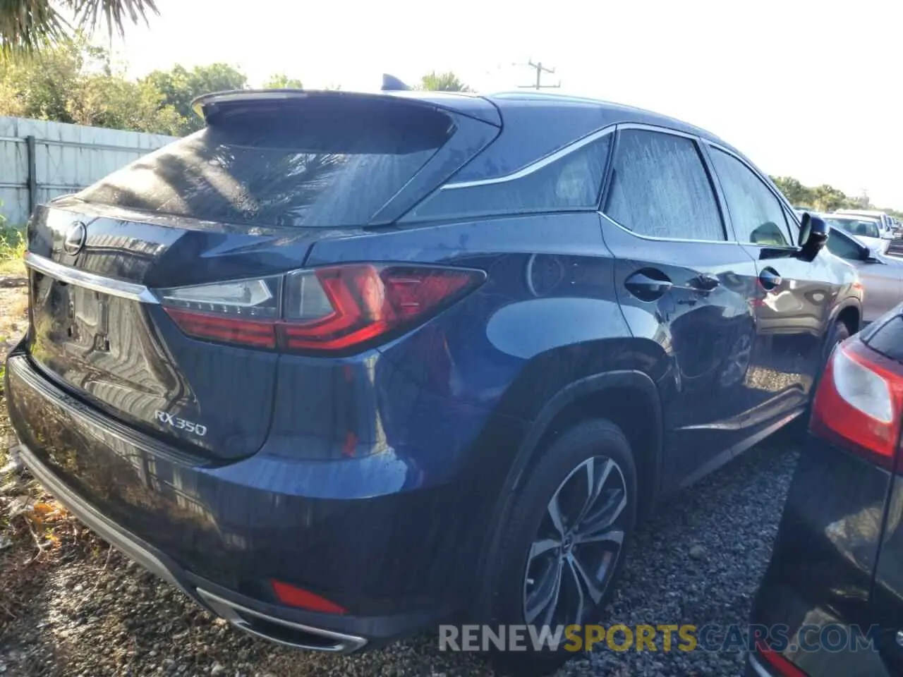 3 fotografías del automóvil dañado 2T2HZMAAXNC228958 LEXUS RX350 2022