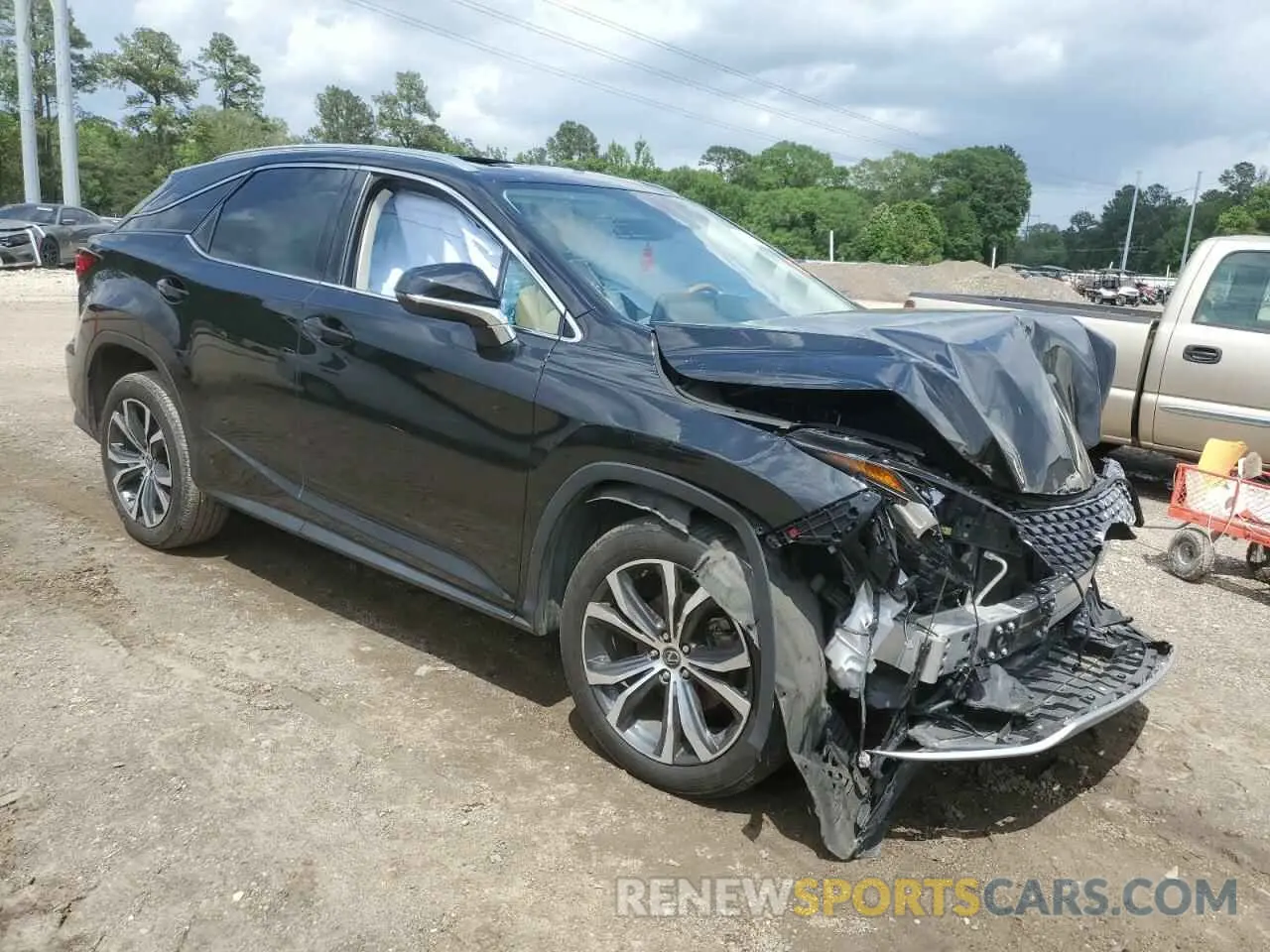 4 fotografías del automóvil dañado 2T2HZMAAXNC243010 LEXUS RX350 2022