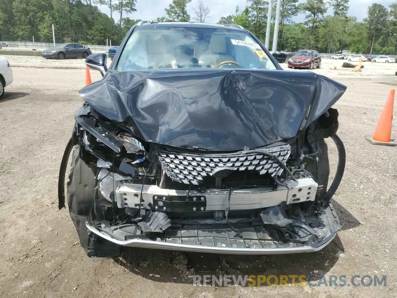 5 fotografías del automóvil dañado 2T2HZMAAXNC243010 LEXUS RX350 2022