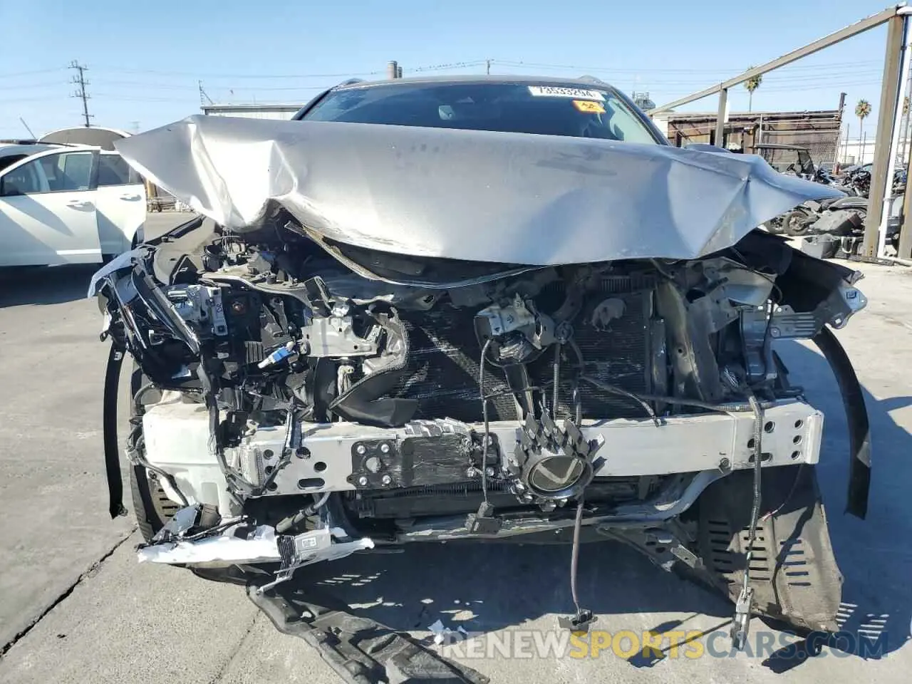 5 fotografías del automóvil dañado 2T2HZMAAXNC259952 LEXUS RX350 2022