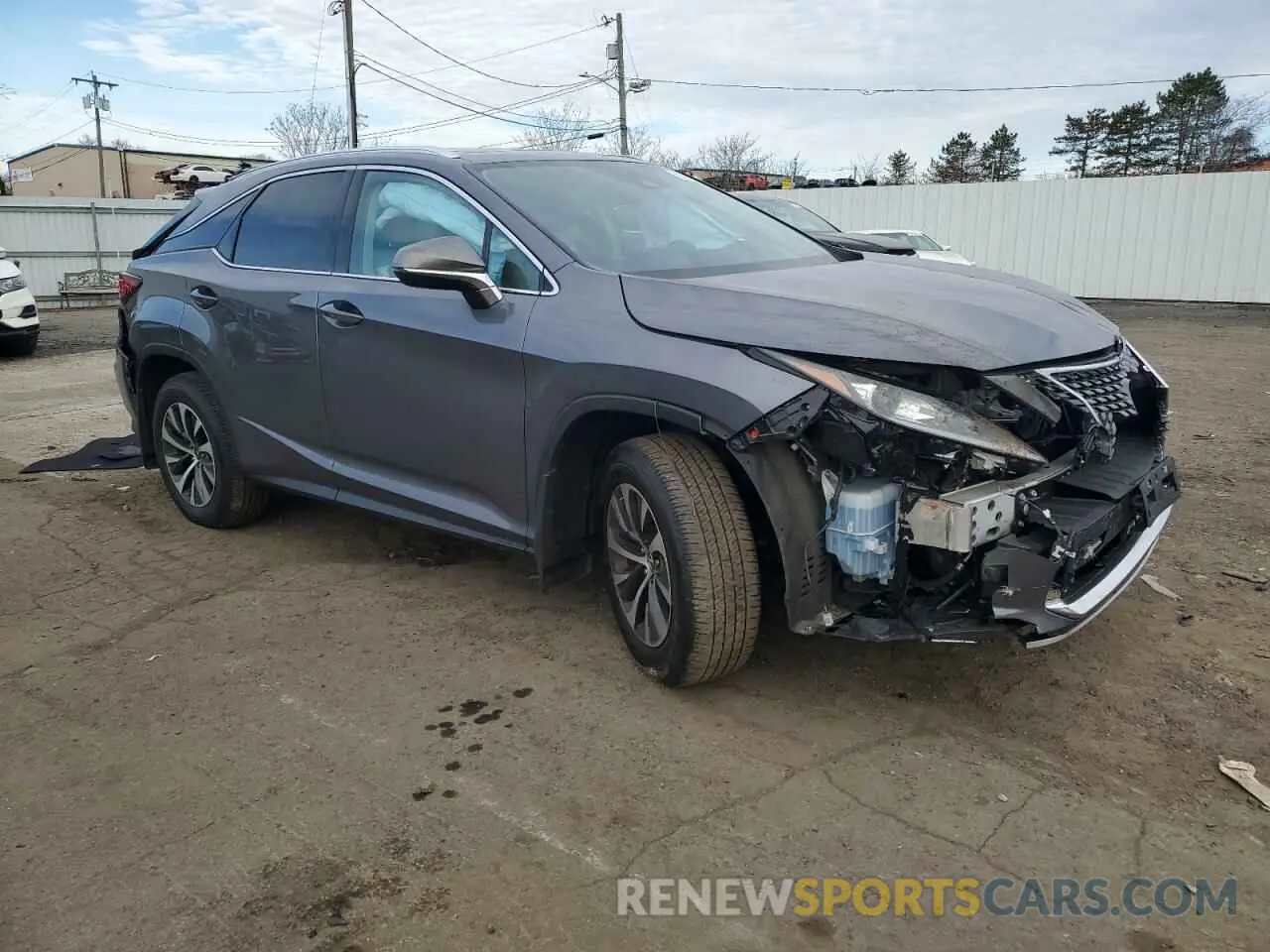4 fotografías del automóvil dañado 2T2HZMDA1NC331083 LEXUS RX350 2022