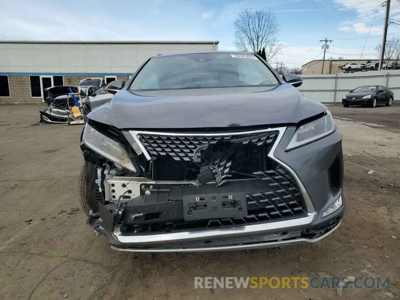 5 fotografías del automóvil dañado 2T2HZMDA1NC331083 LEXUS RX350 2022