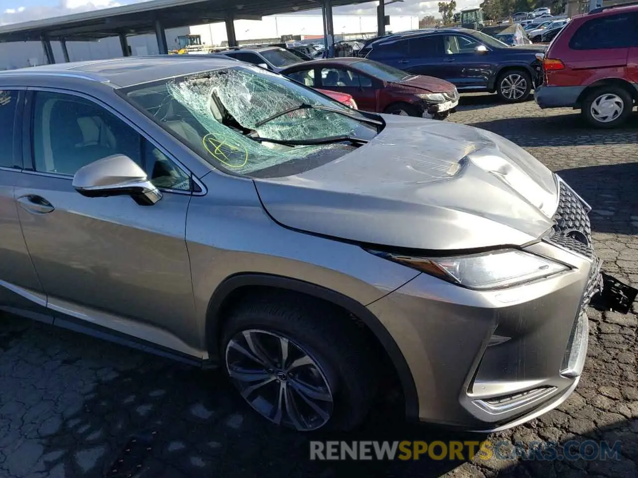 9 fotografías del automóvil dañado 2T2HZMDA1NC339491 LEXUS RX350 2022