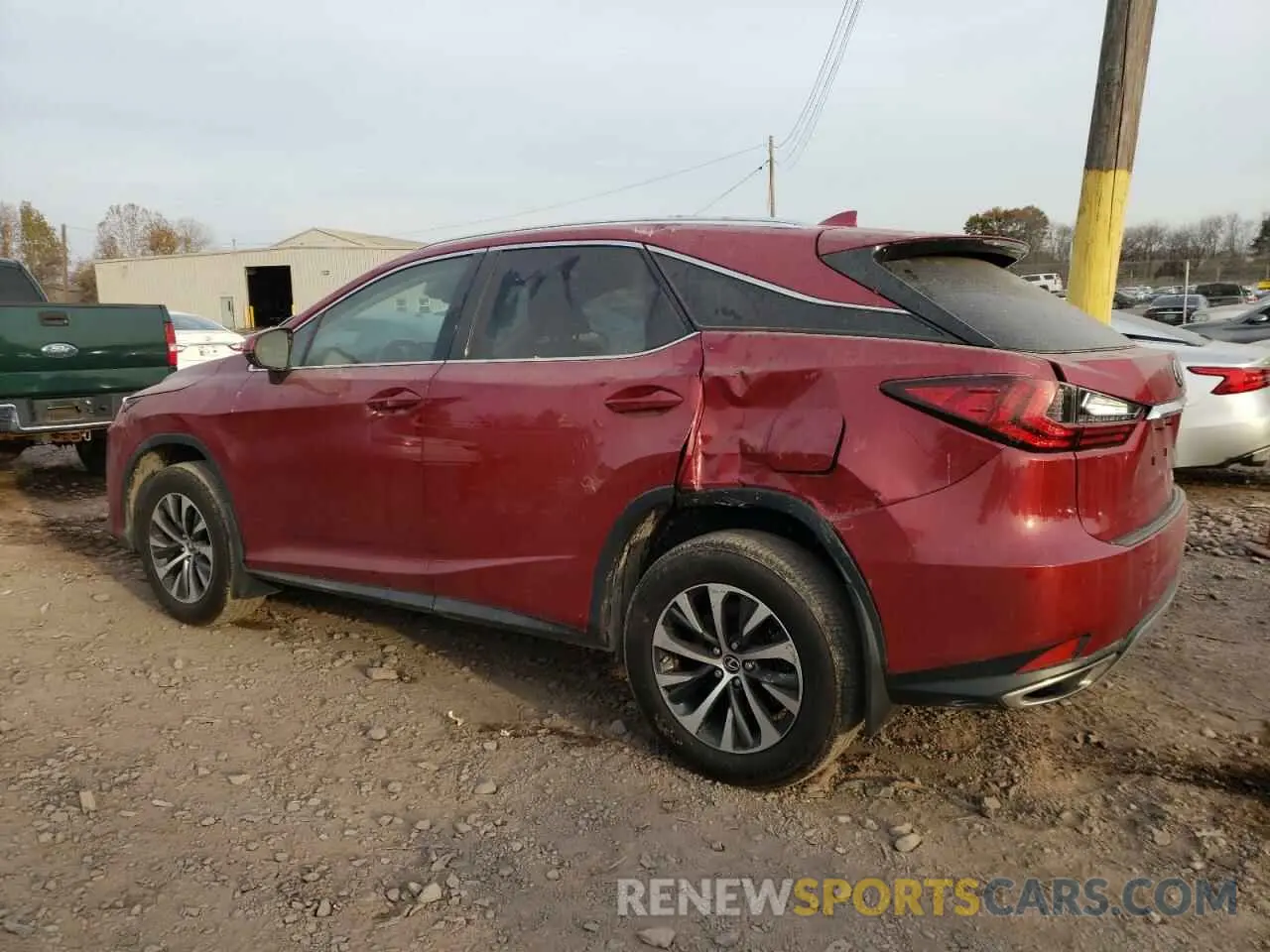 2 fotografías del automóvil dañado 2T2HZMDA3NC314169 LEXUS RX350 2022