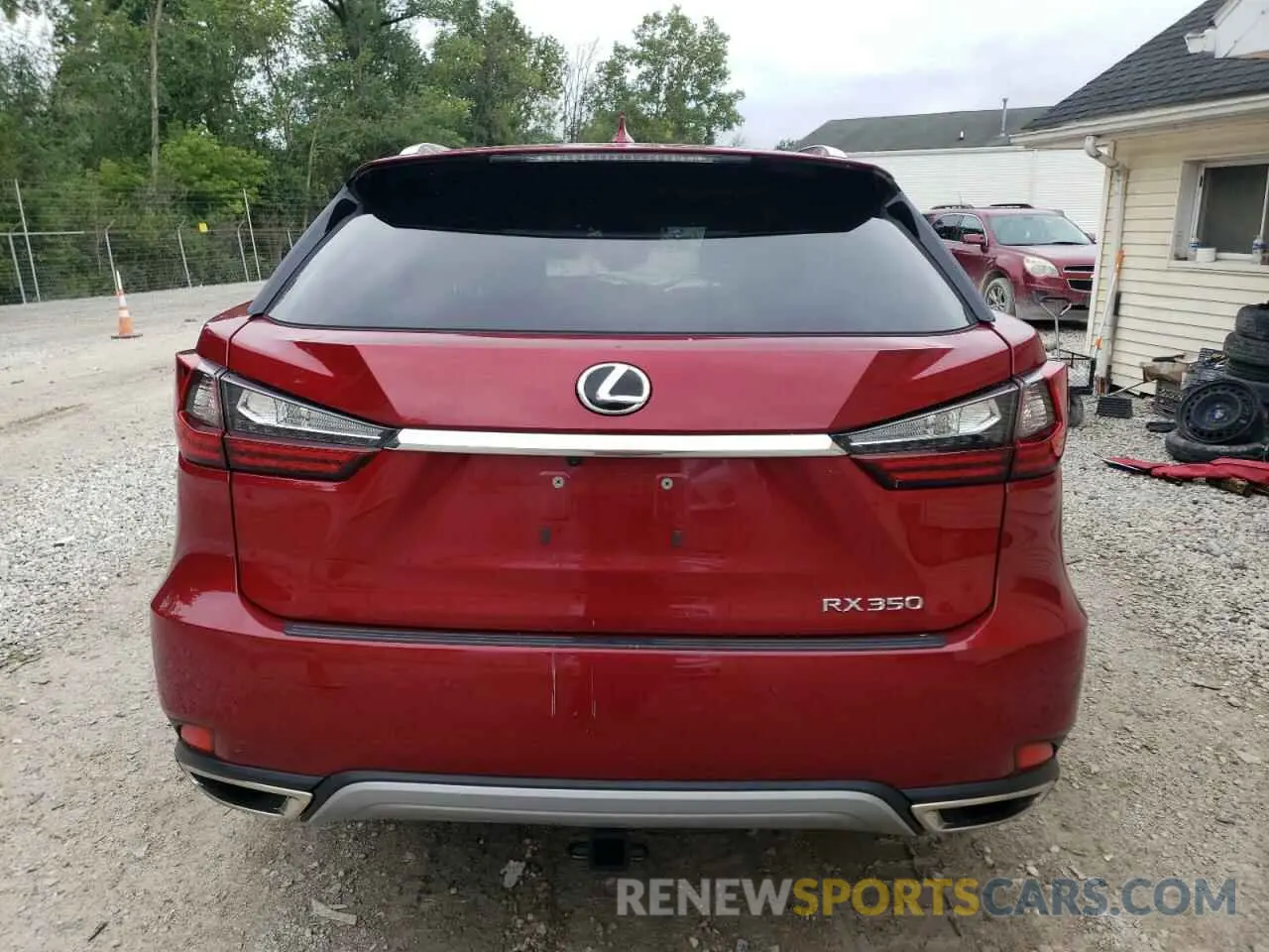 6 fotografías del automóvil dañado 2T2HZMDA3NC331425 LEXUS RX350 2022