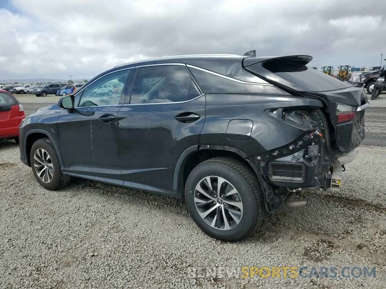 2 fotografías del automóvil dañado 2T2HZMDA3NC338357 LEXUS RX350 2022