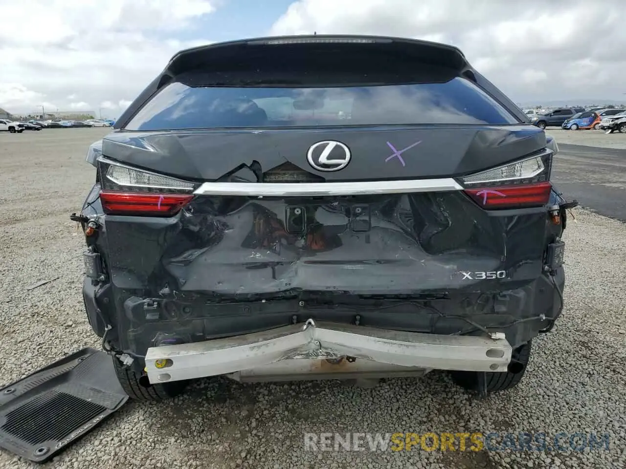 6 fotografías del automóvil dañado 2T2HZMDA3NC338357 LEXUS RX350 2022