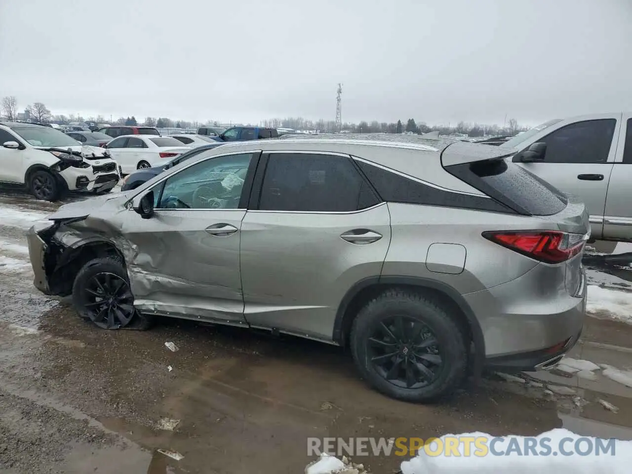 2 fotografías del automóvil dañado 2T2HZMDA4NC348914 LEXUS RX350 2022