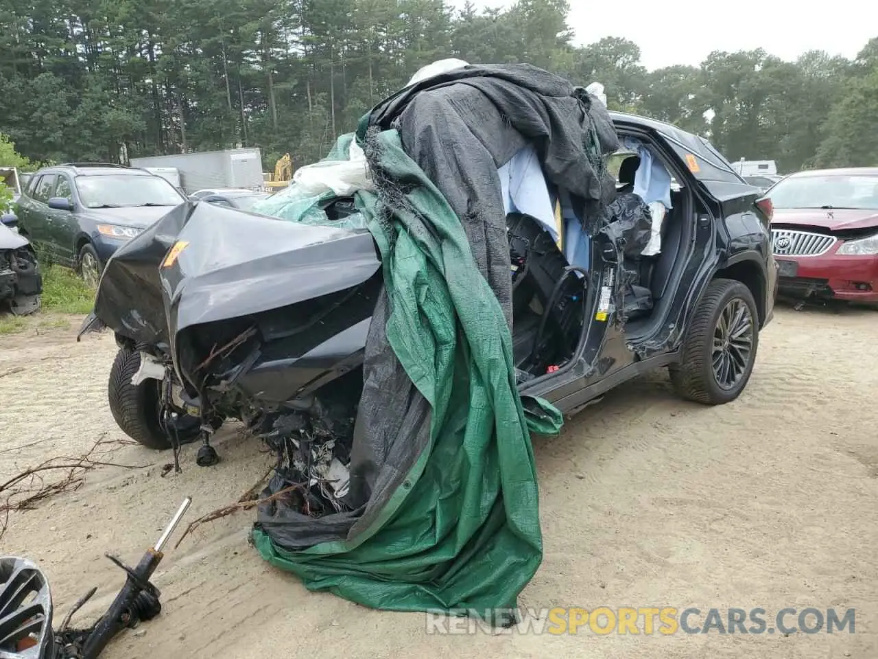 1 fotografías del automóvil dañado 2T2HZMDA5NC329272 LEXUS RX350 2022