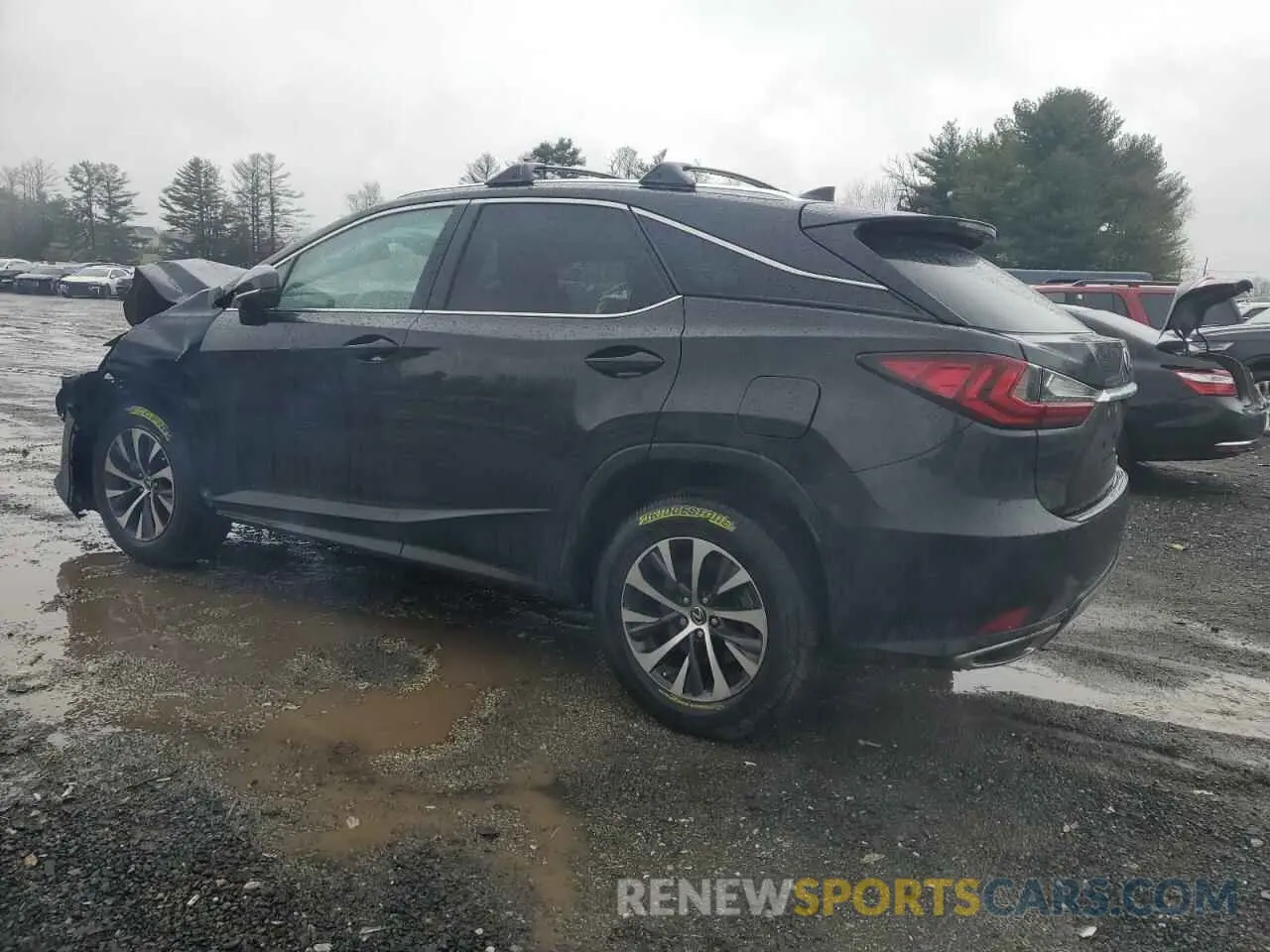 2 fotografías del automóvil dañado 2T2HZMDA6NC312142 LEXUS RX350 2022