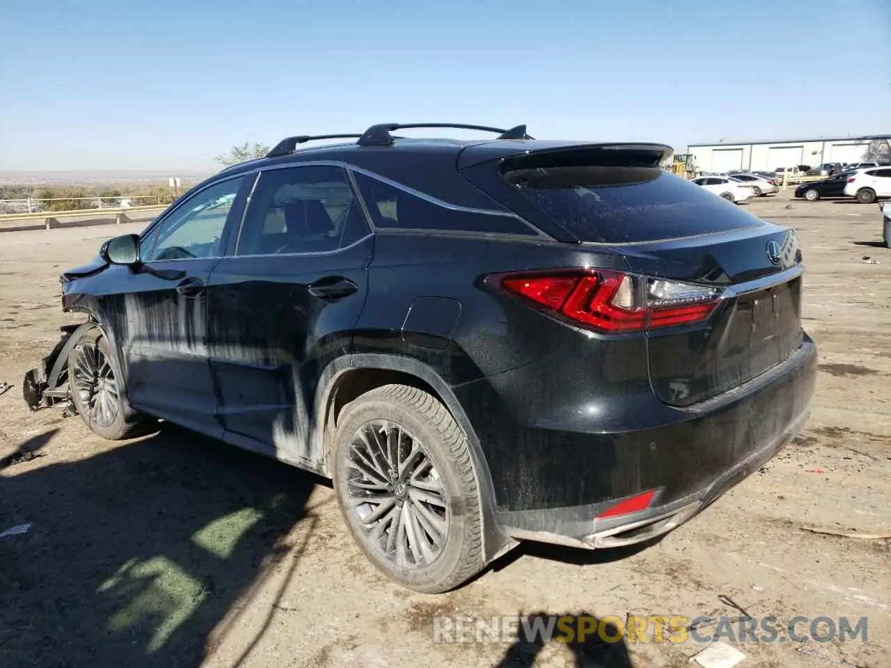 2 fotografías del automóvil dañado 2T2HZMDA7NC313221 LEXUS RX350 2022