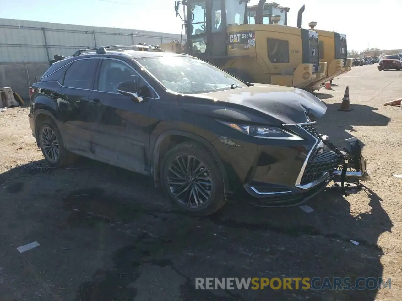 4 fotografías del automóvil dañado 2T2HZMDA7NC313221 LEXUS RX350 2022