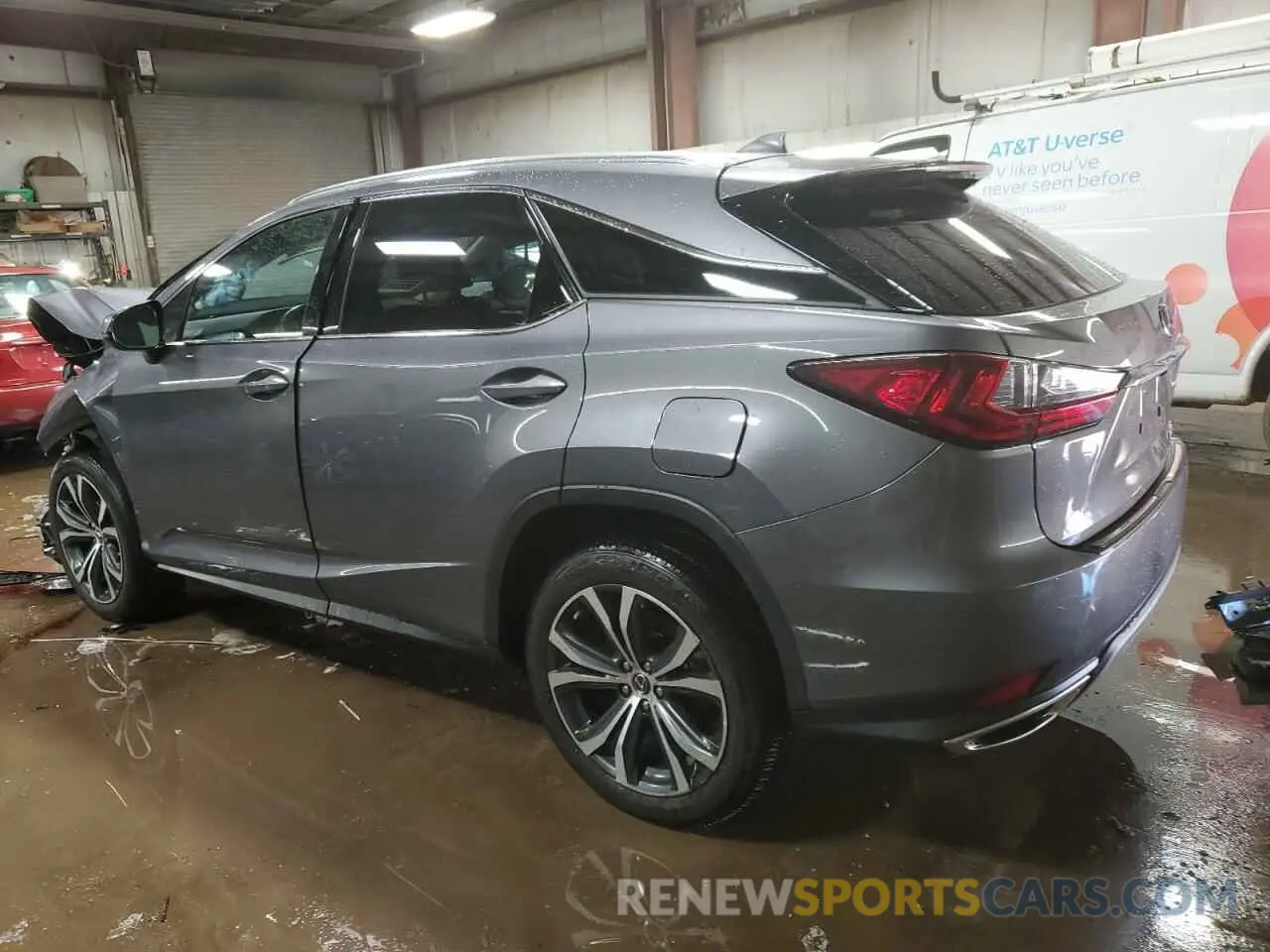 2 fotografías del automóvil dañado 2T2HZMDA8NC309467 LEXUS RX350 2022