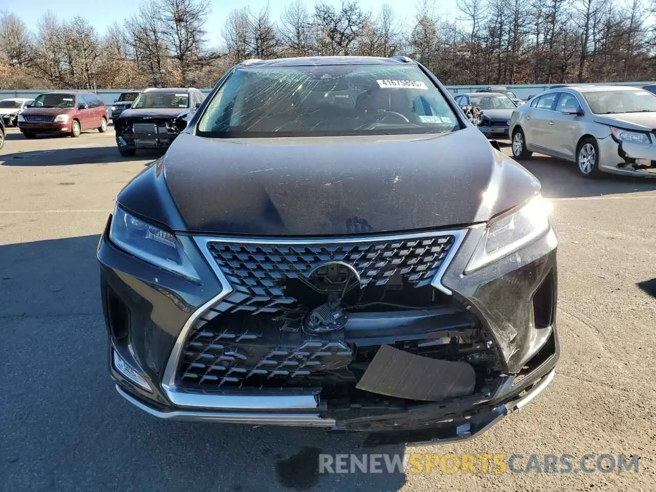5 fotografías del automóvil dañado 2T2HZMDA8NC340508 LEXUS RX350 2022