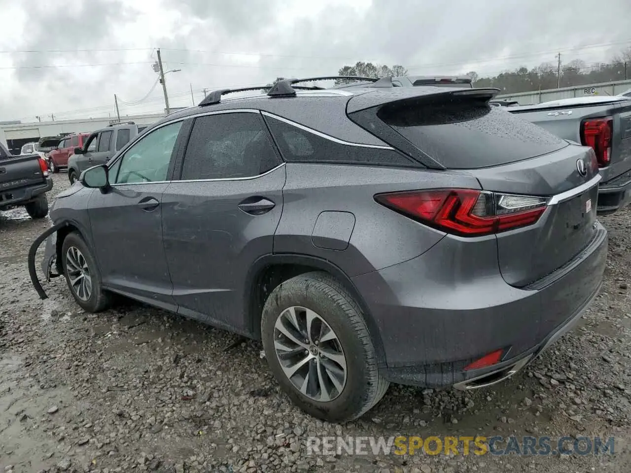 2 fotografías del automóvil dañado 2T2HZMDAXNC343166 LEXUS RX350 2022