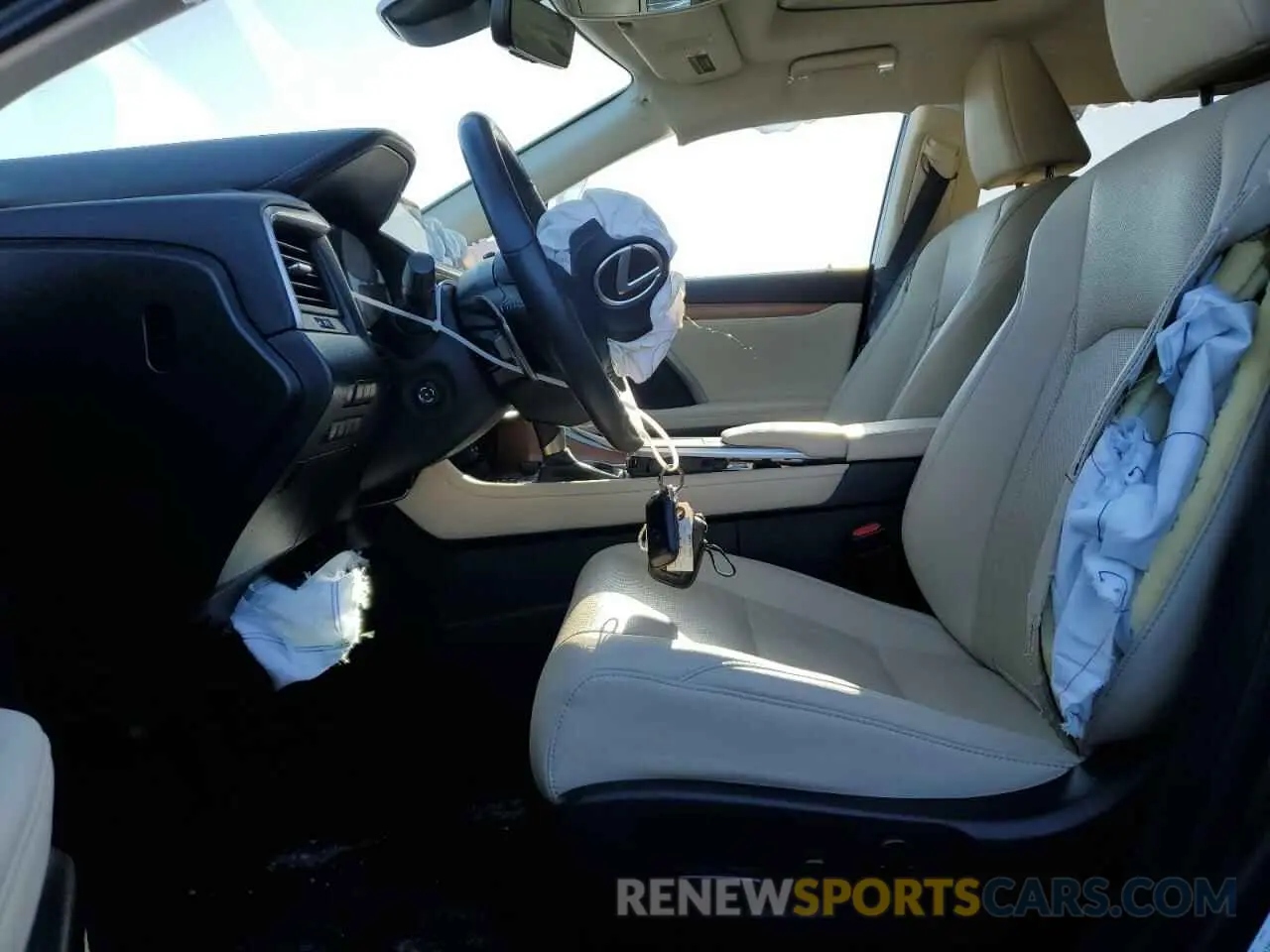 7 fotografías del automóvil dañado 2T2HZMDAXNC343166 LEXUS RX350 2022