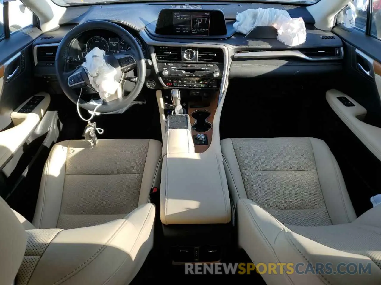 8 fotografías del automóvil dañado 2T2HZMDAXNC343166 LEXUS RX350 2022