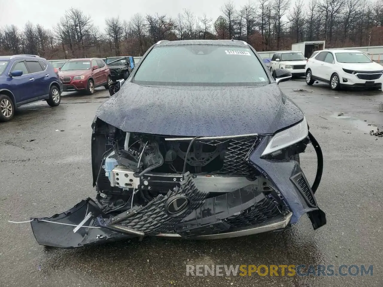5 fotografías del automóvil dañado 2T2SZMDA2NC329753 LEXUS RX350 2022