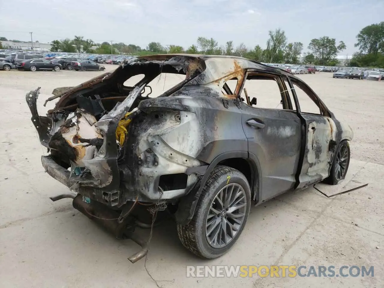 4 fotografías del automóvil dañado 2T2SZMDA3NC329373 LEXUS RX350 2022